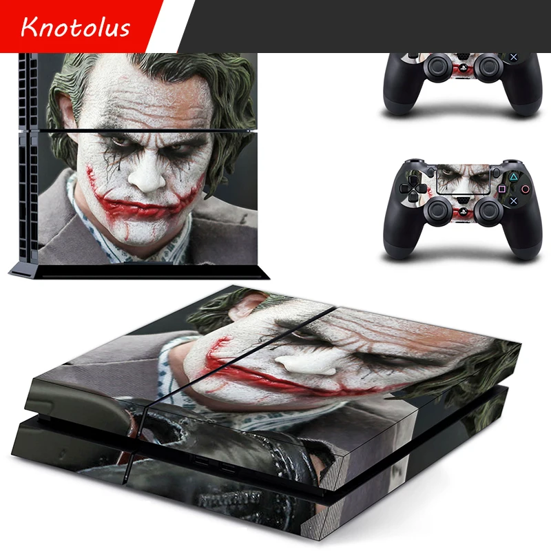 Joker series Vinyl Skin Sticker for Sony PS4 Pro Console 2 Controllers Decal Cover Game Accessories Batman | Электроника