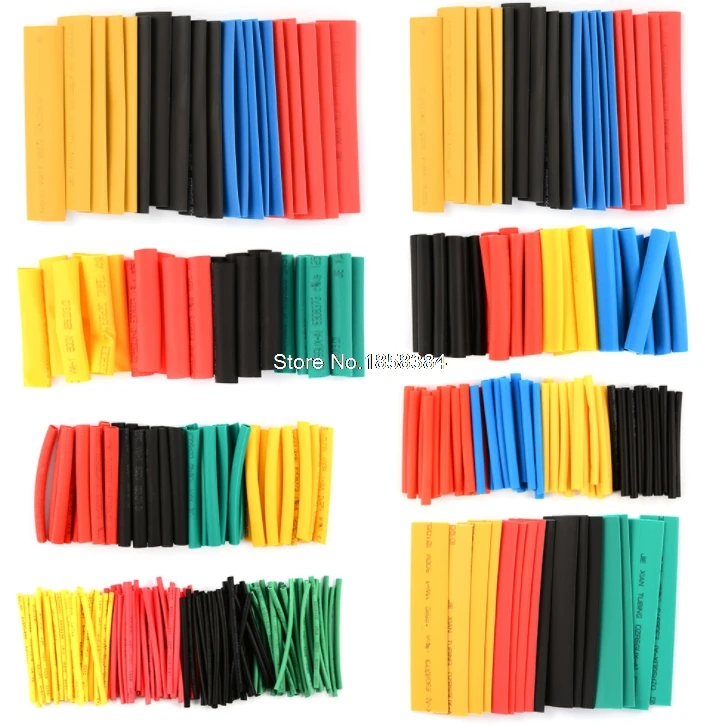 530pcs/bag Heat Shrink Tubing Insulation Shrinkable Tube Assortment Electronic Polyolefin Ratio 2:1 Wrap Wire Cable Sleeve Kit
530pcs/bag Heat Shrink Tubing Insulation Shrinkable Tube Assortment Electronic Polyolefin Ratio 2:1 Wrap Wire Cable Sleeve Kit