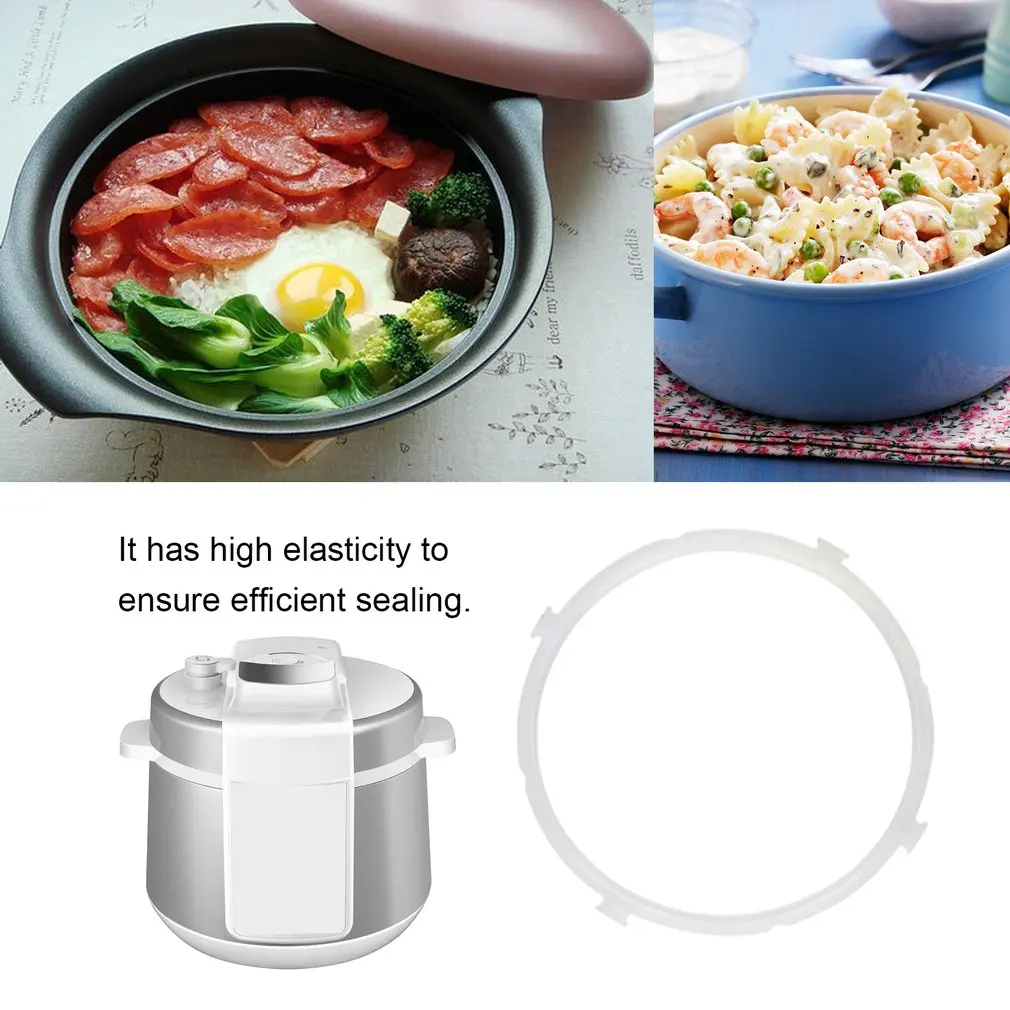 

5L/6L Practical Home Electric Pressure Cooker Sealing Ring Rubber Replacement Sealing Ring Kitchen Cookware Accessories