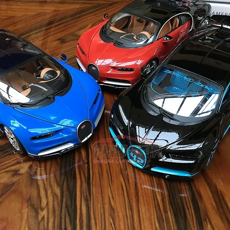 

1/18 Bugatti Record Breaking Model Special Price Die-casting Metal Desktop Display Collection Toys For Children