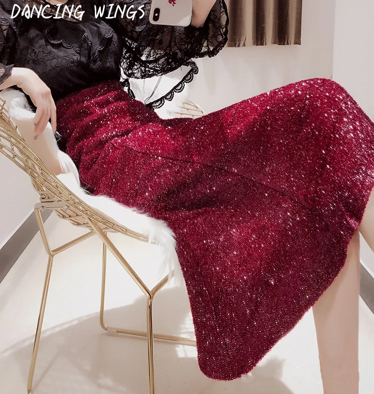 Autumn Winter Female Sexy High Waist Midi Fishtail Skirts Black Red Women's Long Skirt falda negra
Autumn Winter Female Sexy High Waist Midi Fishtail Skirts Black Red Women's Long Skirt falda negra