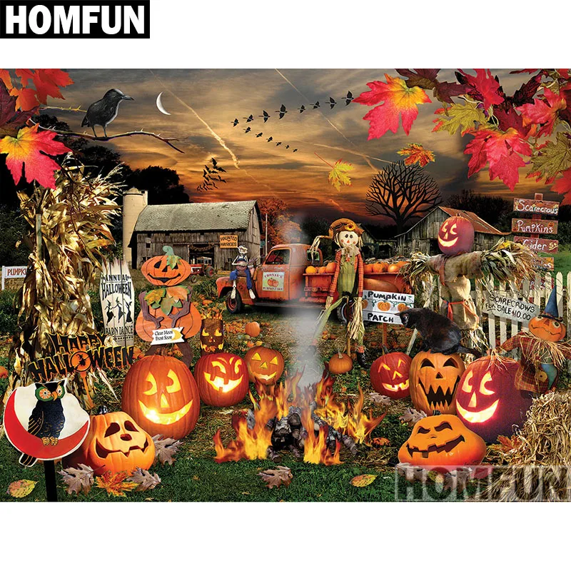 HOMFUN Full Square/Round Drill 5D DIY Diamond Painting "Halloween lantern" 3D Embroidery Cross Stitch 5D Decor A00821
HOMFUN Full Square/Round Drill 5D DIY Diamond Painting "Halloween lantern" 3D Embroidery Cross Stitch 5D Decor A00821