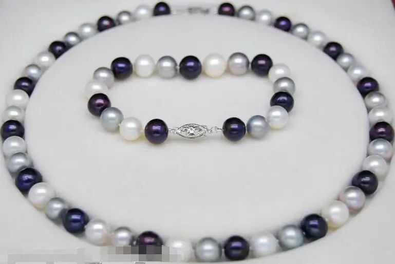 Hot selling free shipping*****Fine 8-9mm AAA pearl necklaces&bracelets Sets 925S
Hot selling free shipping*****Fine 8-9mm AAA pearl necklaces&bracelets Sets 925S