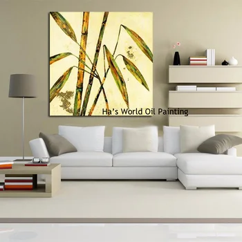 Free Shipping Hand-painted modern home decor wall art picture bamboo oil painting on canvas for living room canvas painting
Free Shipping Hand-painted modern home decor wall art picture bamboo oil painting on canvas for living room canvas painting