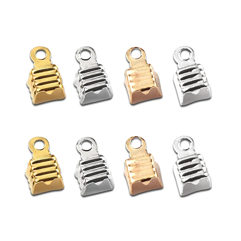 500pcs/lot Rope Chain Cord Crimp Bead Caps Cord End Caps For Jewelry Making DIY Bracelet Necklace Connectors Findings 7x5mm
500pcs/lot Rope Chain Cord Crimp Bead Caps Cord End Caps For Jewelry Making DIY Bracelet Necklace Connectors Findings 7x5mm