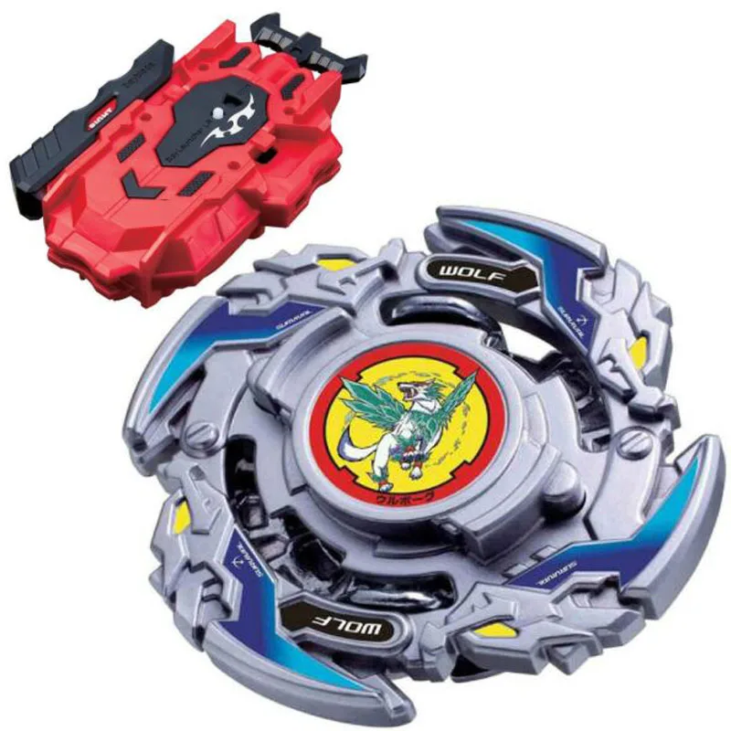 

B-X TOUPIE BURST BEYBLADE SPINNING TOP Wolborg 8 Bearing BOOSTER B-121 New Kids Toy Top LR Red Launcher