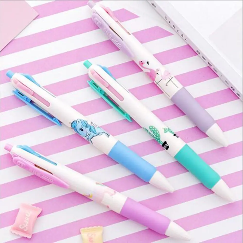 1PC 4 In 1 Cartoon Four Color Ballpoint Pen Colorful Ball Point Pens Students Stationery School Office Supplies For A Gift
1PC 4 In 1 Cartoon Four Color Ballpoint Pen Colorful Ball Point Pens Students Stationery School Office Supplies For A Gift