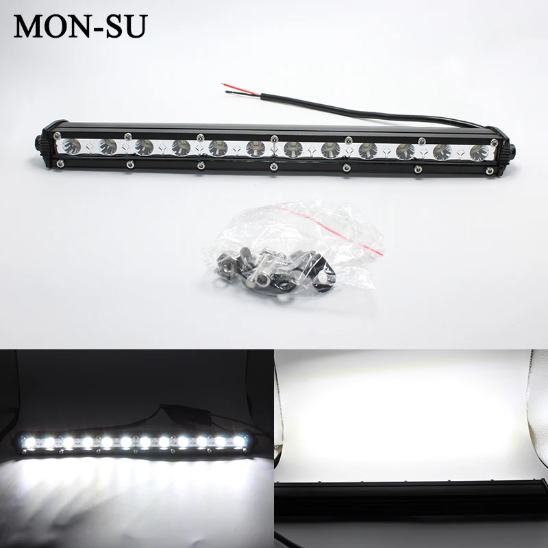 MON-SU Car Straight Light 13Inch with for Cree Chips LED Car Work Light Bar 12V Day Lamp 36W 24V Tractor Work Fog Lamp
MON-SU Car Straight Light 13Inch with for Cree Chips LED Car Work Light Bar 12V Day Lamp 36W 24V Tractor Work Fog Lamp