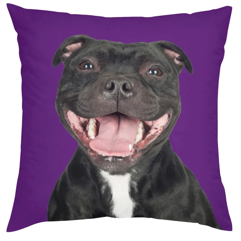 Funny Staffordshire Bull Terrier Dog Laughing Staff Weapons Throw Pillow Slip Staffie Pillowcase New Puppy Dogs Presents Design Funny Staffordshire Bull Terrier Dog Laughing Staff Weapons Throw Pillow Slip Staffie Pillowcase New Puppy Dogs Presents Design