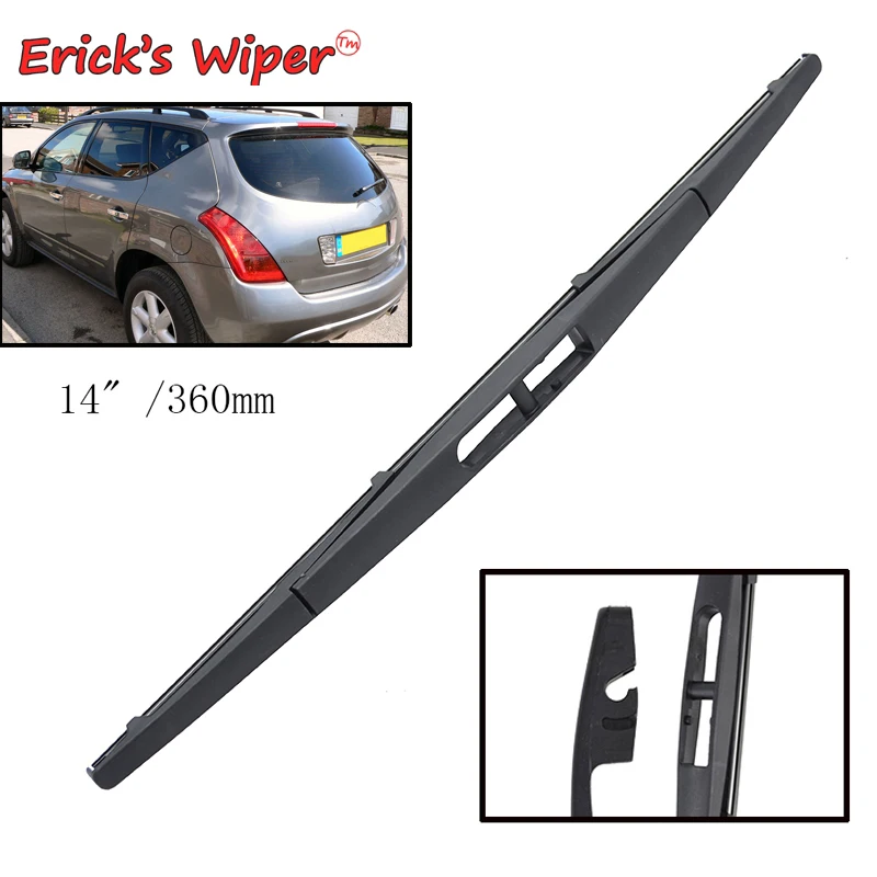 Erick's Wiper 14" Rear Wiper Blade For Nissan Murano Z50 11.2004 - 12.2008 Windshield Windscreen Tailgate Window
Erick's Wiper 14" Rear Wiper Blade For Nissan Murano Z50 11.2004 - 12.2008 Windshield Windscreen Tailgate Window