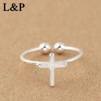 L&P New Arrival Genuine 100% 925 Sterling Silver Symbol Of Faith Cross Rings for Women Luxury Fashion Jewelry
L&P New Arrival Genuine 100% 925 Sterling Silver Symbol Of Faith Cross Rings for Women Luxury Fashion Jewelry