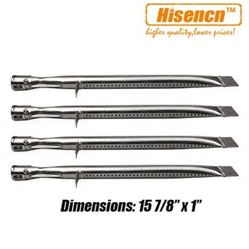 Hisencn 15.9 inch 14331 4pcs/ Universal Stainless Burner Grill Replacement For Gas Grill Model stok SGP4330SB, stok SGP4330SB
Hisencn 15.9 inch 14331 4pcs/ Universal Stainless Burner Grill Replacement For Gas Grill Model stok SGP4330SB, stok SGP4330SB