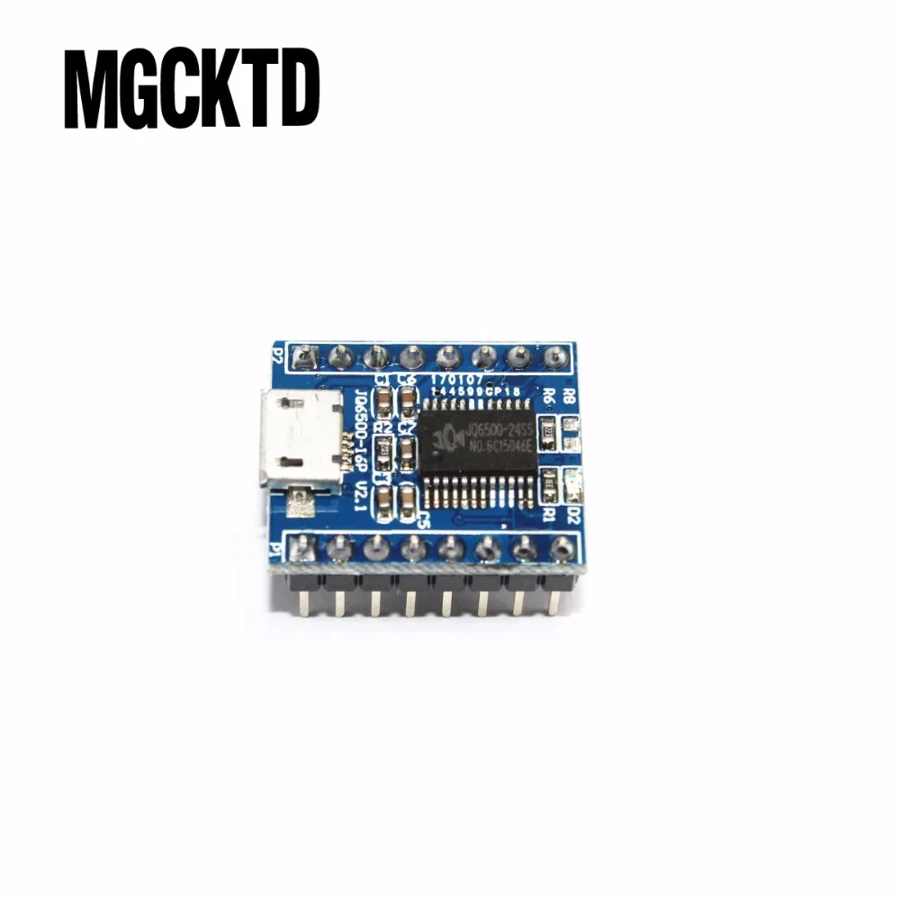 M5-01 10pcs,NEW JQ6500 Voice Sound Module USB Replace One to 5 Way MP3 Voice Standard 16M
M5-01 10pcs,NEW JQ6500 Voice Sound Module USB Replace One to 5 Way MP3 Voice Standard 16M