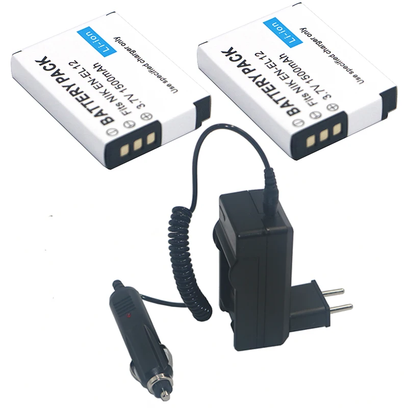 2x Batteries EN EL12 EN-EL12 Battery with Charger for Nikon Coolpix S9700 S9500 S9400 S9300 S9100 S8200 S8100 S8000 S6300 S6150
2x Batteries EN EL12 EN-EL12 Battery with Charger for Nikon Coolpix S9700 S9500 S9400 S9300 S9100 S8200 S8100 S8000 S6300 S6150