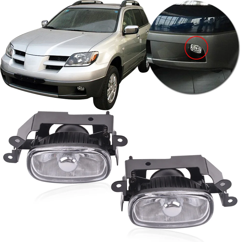 CAPQX 1Pair High Quanlity Front fog light For Mitsubishi Outlander 2004 2005 2006 front driving light fog lamp DRL Running light
CAPQX 1Pair High Quanlity Front fog light For Mitsubishi Outlander 2004 2005 2006 front driving light fog lamp DRL Running light