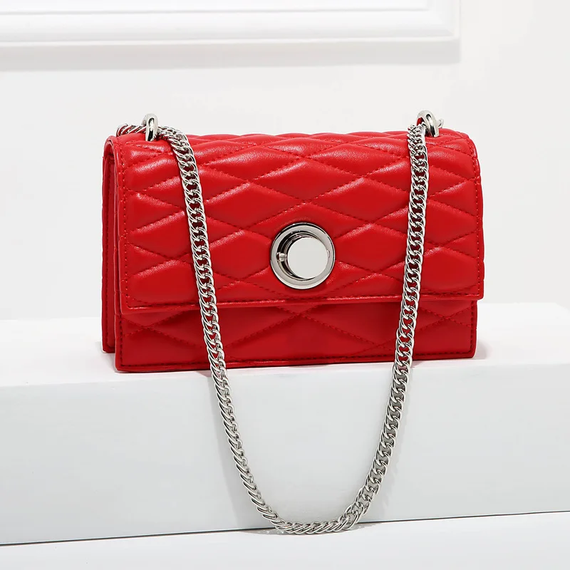 Genuine Leather Woman Tote Fashion Single Shoulder Women Messenger Ladies Bags Diamond Lattice Metal Chain Borsa Bag Red Blue
Genuine Leather Woman Tote Fashion Single Shoulder Women Messenger Ladies Bags Diamond Lattice Metal Chain Borsa Bag Red Blue