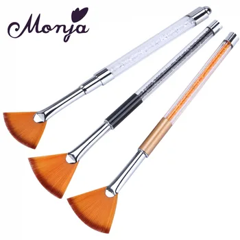 Monja 3 Colors Nail Art Fan Shape Rhinestone Beads Glitter Powder Dust Remove Cleaner Brush Gradual Coating Pen Manicure Tool
Monja 3 Colors Nail Art Fan Shape Rhinestone Beads Glitter Powder Dust Remove Cleaner Brush Gradual Coating Pen Manicure Tool