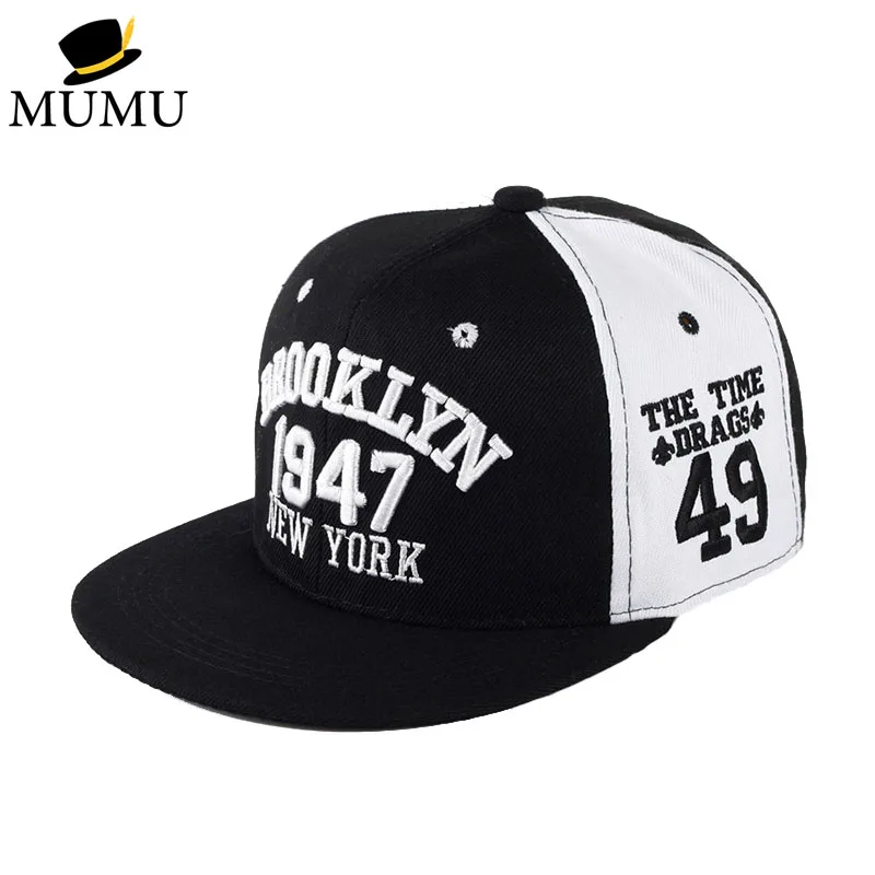 

1947 letter Sport Hat Gorras Planas Snapback Caps New York Hip Hop caps Snapbacks Casquette Cap