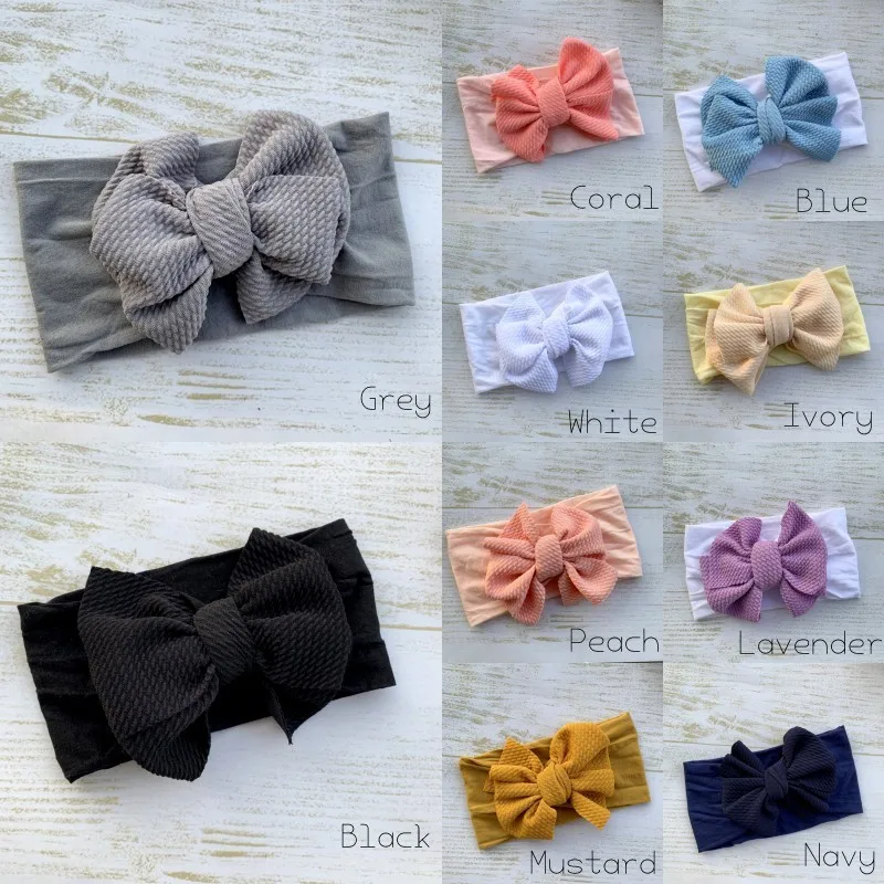 20pcs/lot Big Bow Nylon Headband Messy Bow Headband Stretchy Bow Head Wrap Knot Bow Hair Band For Babys One size Fits All
20pcs/lot Big Bow Nylon Headband Messy Bow Headband Stretchy Bow Head Wrap Knot Bow Hair Band For Babys One size Fits All
