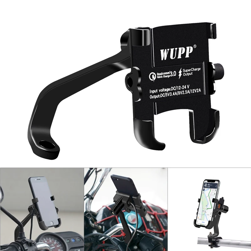Universal Quick Charge QC 3.0 USB Motorcycle Charger Phone Holder Waterproof 12V Moto Mobile Phone Mount Power Adapter Handlebar
Universal Quick Charge QC 3.0 USB Motorcycle Charger Phone Holder Waterproof 12V Moto Mobile Phone Mount Power Adapter Handlebar