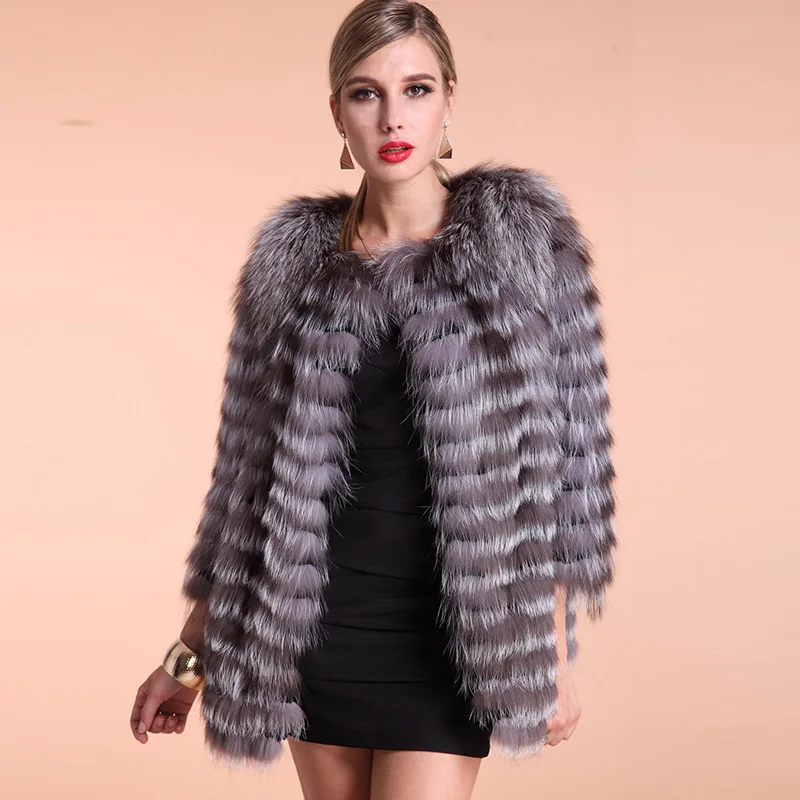 EMS SHIPPING*100% NATURAL SILVER FOX FUR COAT/ REAL SILVER FOX FUR JACKET STRIPES PLUS SIZE NO.SU-1517
EMS SHIPPING*100% NATURAL SILVER FOX FUR COAT/ REAL SILVER FOX FUR JACKET STRIPES PLUS SIZE NO.SU-1517