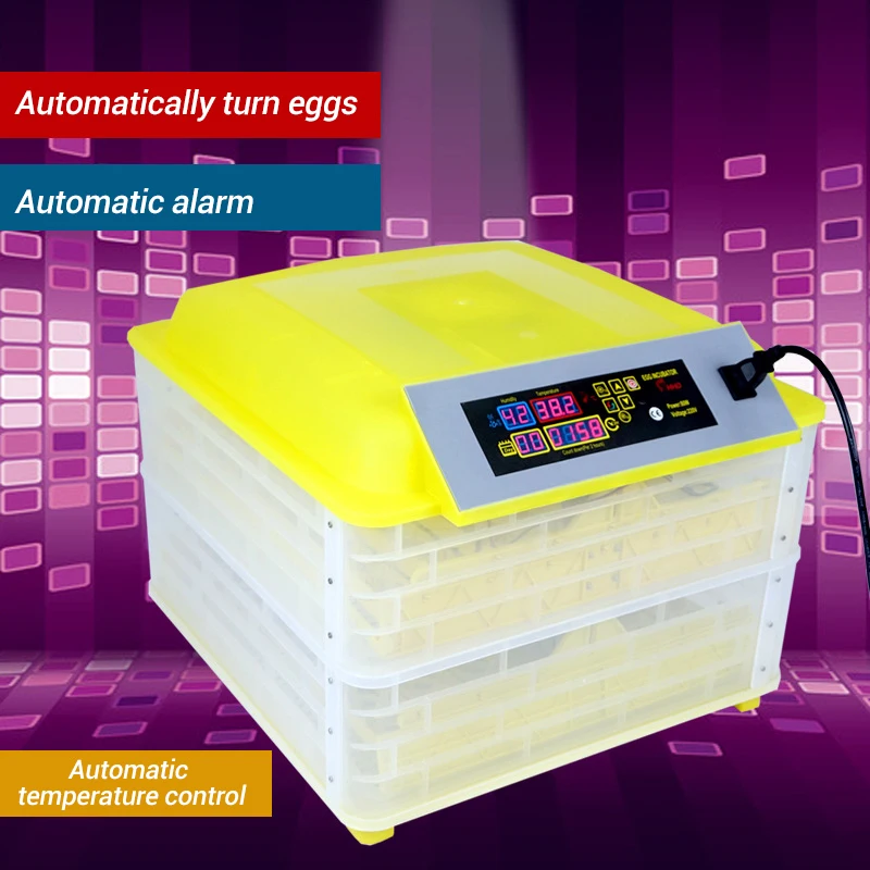Automatic Egg Incubator China 96 Digital Clear Egg Turning Temperature Control Farm Hatchery Machine chicken egg Hatcher (1)