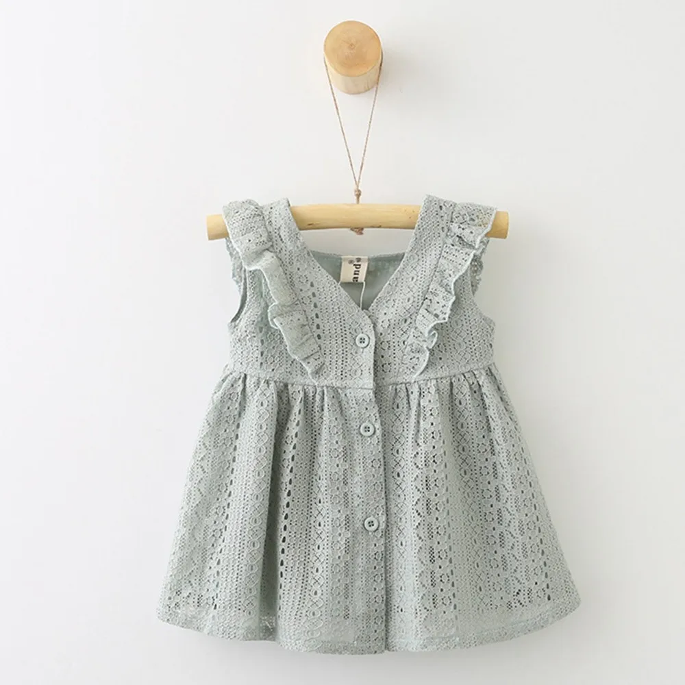 Newborn Baby Summer Children Infant Kid Girls Lace Ruffles Princess Button Hollow Dress Clothes girls clothing dropshipping
Newborn Baby Summer Children Infant Kid Girls Lace Ruffles Princess Button Hollow Dress Clothes girls clothing dropshipping