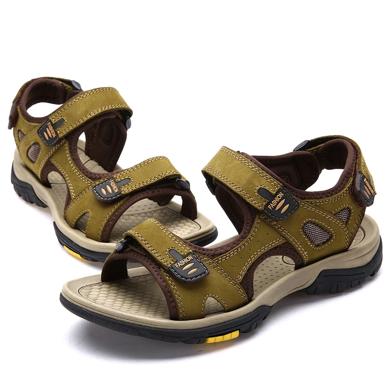 Men's Genuine Leather Sandals Breathable