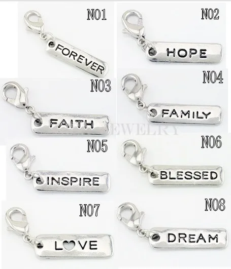 Hot selling 8pcs/lot mix different designs silver dangle charms lobster clasp charms for glass floating lockets charms
Hot selling 8pcs/lot mix different designs silver dangle charms lobster clasp charms for glass floating lockets charms