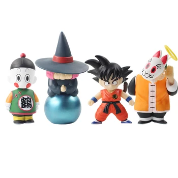 10-15cm 4pcs/lot Dragon Ball Goku Master Roshi Gohan Q Version Mini PVC Action Figure Collection Model Toy For Children Gift
10-15cm 4pcs/lot Dragon Ball Goku Master Roshi Gohan Q Version Mini PVC Action Figure Collection Model Toy For Children Gift