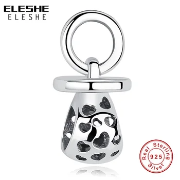 ELESHE Genuine 925 Sterling Silver Symbol Of Love Pendant Charms Hollow Heart Beads Fit Charm Bracelet Necklace DIY Jewelry
ELESHE Genuine 925 Sterling Silver Symbol Of Love Pendant Charms Hollow Heart Beads Fit Charm Bracelet Necklace DIY Jewelry