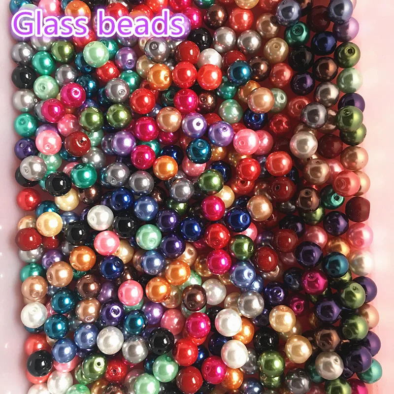 Wholesale 4/6/8/10mm Glass Beads Imitation Pearls Beads Round Pearl Beads For Jewelry Making DIY Bracelet Necklace
Wholesale 4/6/8/10mm Glass Beads Imitation Pearls Beads Round Pearl Beads For Jewelry Making DIY Bracelet Necklace