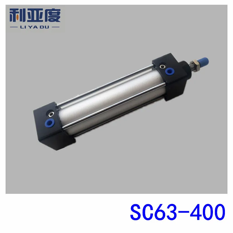 SC63*400 Rod aluminum alloy standard cylinder SC63X400 pneumatic components 63mm Bore 400mm Stroke
SC63*400 Rod aluminum alloy standard cylinder SC63X400 pneumatic components 63mm Bore 400mm Stroke