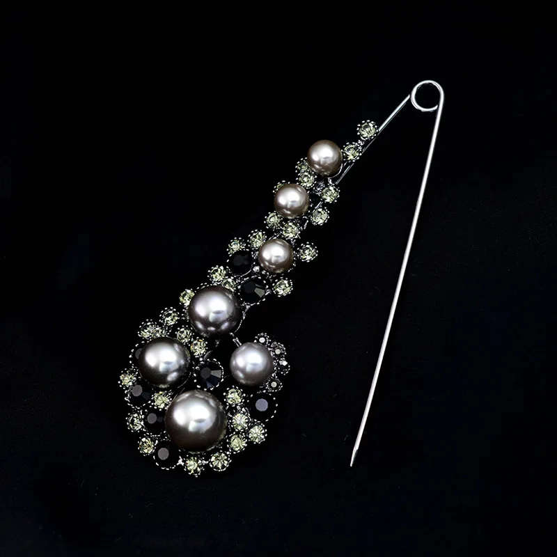 length 10cm big size pearl Rhinestone pin for coat shawl Brooch Broche Producto Clothings Accessories gift
length 10cm big size pearl Rhinestone pin for coat shawl Brooch Broche Producto Clothings Accessories gift