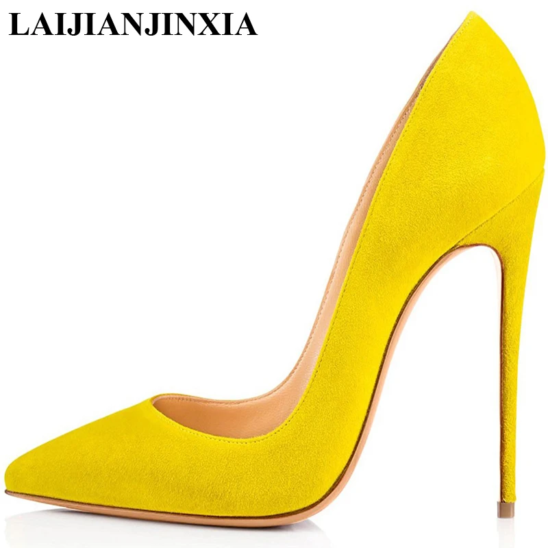 LAIJIANJINXIA New Sexy Flock Classics Woman High Heels Pumps Stilettos Womens Shoes High Heels 12CM Ladies Heels Wedding Shoes
LAIJIANJINXIA New Sexy Flock Classics Woman High Heels Pumps Stilettos Womens Shoes High Heels 12CM Ladies Heels Wedding Shoes