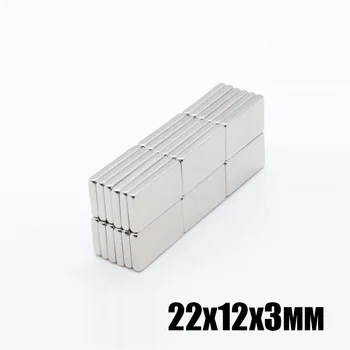 50pcs 22x12x3 mm Super Powerful Strong Rare Earth Block NdFeB Magnet Neodymium N35 Magnets F22*12*3 mm Free Shipping
50pcs 22x12x3 mm Super Powerful Strong Rare Earth Block NdFeB Magnet Neodymium N35 Magnets F22*12*3 mm Free Shipping