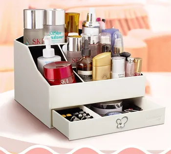 PU Makeup Organizer Two-Layers Jewelry Box Cosmetic Organizer Makeup Box Lipstick Makeup Storage Black & White Table Organizer
PU Makeup Organizer Two-Layers Jewelry Box Cosmetic Organizer Makeup Box Lipstick Makeup Storage Black & White Table Organizer
