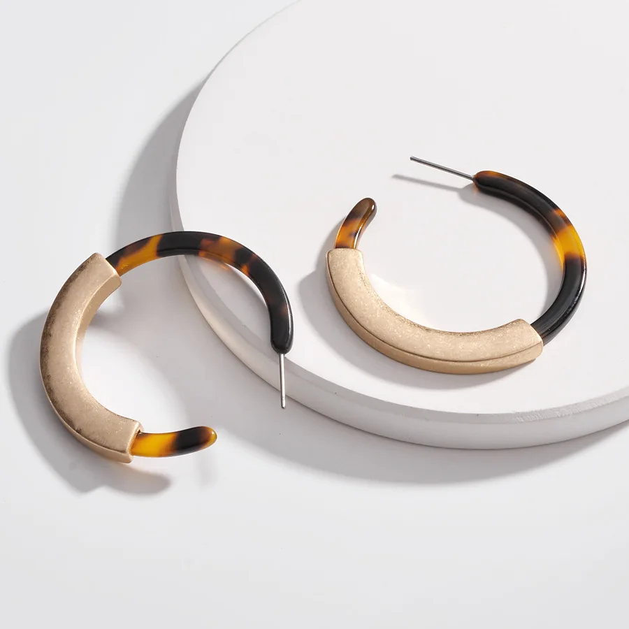 Boho Hoop Earring Acrylic Acetate Hoop Earrings for Women Tortoiseshell earrings Leopard Print Ear Jewelry 2019
Boho Hoop Earring Acrylic Acetate Hoop Earrings for Women Tortoiseshell earrings Leopard Print Ear Jewelry 2019