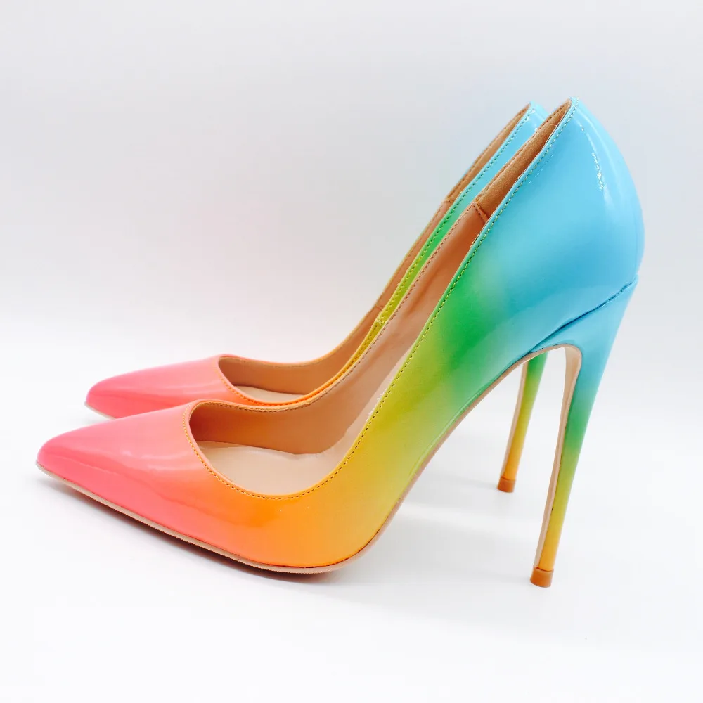 Free shipping fashion women Pumps lady rainbow shiny leather Pointy toe high heels shoes size33-43 12cm 10cm 8cm Stiletto heels
Free shipping fashion women Pumps lady rainbow shiny leather Pointy toe high heels shoes size33-43 12cm 10cm 8cm Stiletto heels