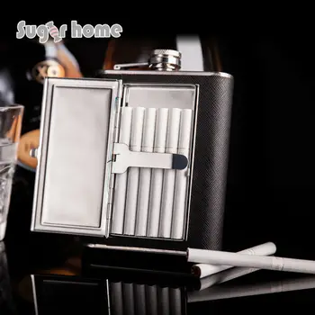 Mealivos food safe 6 oz 304 Stainless steel Hip Flask Cigarette Flagon Leather Whiskey Liquor vodka Bottle drinkware
Mealivos food safe 6 oz 304 Stainless steel Hip Flask Cigarette Flagon Leather Whiskey Liquor vodka Bottle drinkware