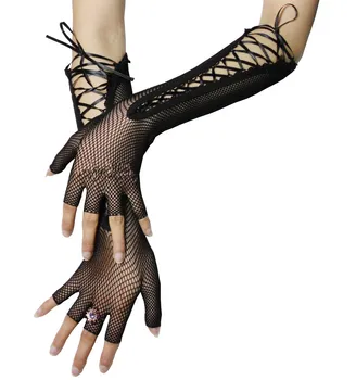 New arrival Women lace fishnet decorlate Strap Cross through hole gloves lady dance party gloves mittens 192818
New arrival Women lace fishnet decorlate Strap Cross through hole gloves lady dance party gloves mittens 192818