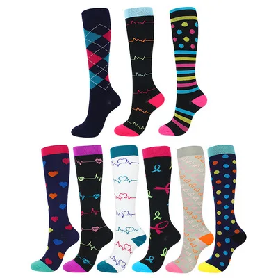Men's and women's Socks compression socks are suitable for running nurses to increase endurance and executive length 3pair
Men's and women's Socks compression socks are suitable for running nurses to increase endurance and executive length 3pair