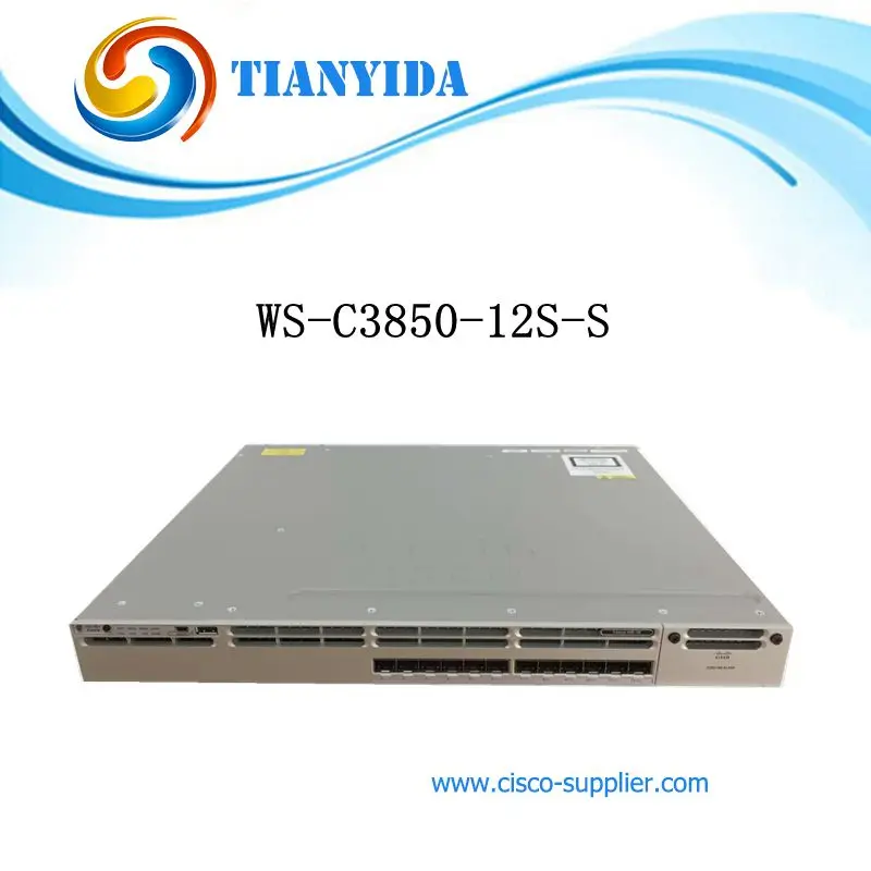 New Sealed WS-C3850-12S-S Catalyst C3850 12 Port SFP Gigabit Ethernet Switch Free shipping
New Sealed WS-C3850-12S-S Catalyst C3850 12 Port SFP Gigabit Ethernet Switch Free shipping