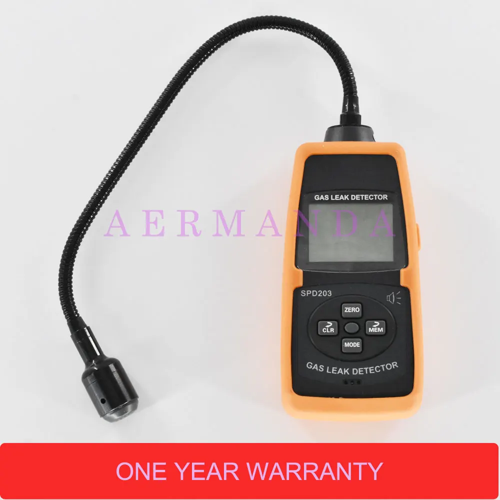 Natural Gas Leak Detector SPD203 0-10000ppm 0-20%LEL acousto-optic alarming Methane gas leakage detection tester
Natural Gas Leak Detector SPD203 0-10000ppm 0-20%LEL acousto-optic alarming Methane gas leakage detection tester