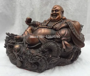 xd 00970 11" Chinese Pure Bronze Fly Dragon Happy Laugh Maitreya Buddha Coin Bag Statue 
xd 00970 11" Chinese Pure Bronze Fly Dragon Happy Laugh Maitreya Buddha Coin Bag Statue