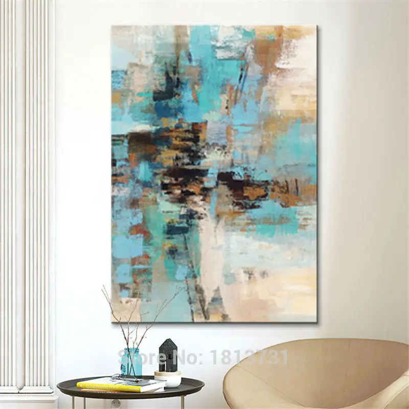 

Hand painted canvas oil paintings Wall art Pictures for living room modern large modern abstract quadros home decor cuadros