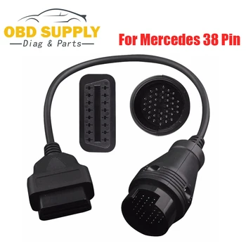 Best Quality Wholesale Price 38 Pin to 16 Pin OBD2 OBD II Diagnostic Adapter For Mercedes 38 Pin OBD 38pin Connector For Benz
Best Quality Wholesale Price 38 Pin to 16 Pin OBD2 OBD II Diagnostic Adapter For Mercedes 38 Pin OBD 38pin Connector For Benz