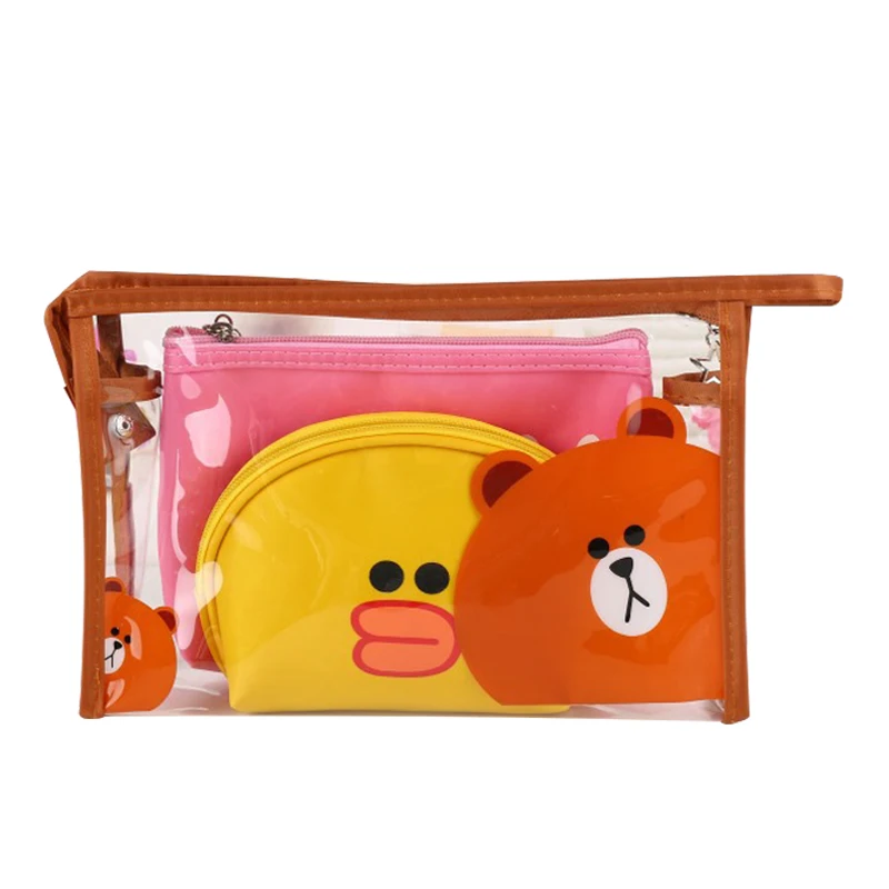 3 Pcs/Set Cute Women Cosmetic Bag Girl Toiletry Wash Waterproof Professional Make Up Pouch Accessories Organizer Supplies
3 Pcs/Set Cute Women Cosmetic Bag Girl Toiletry Wash Waterproof Professional Make Up Pouch Accessories Organizer Supplies