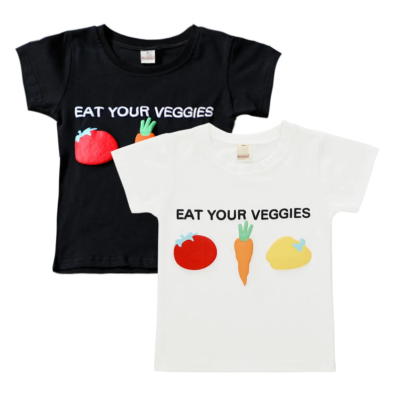 Cute Carrot for Summer Kids T Shirt Print Baby Infant T-shirts Children's T-shirt Cotton O-neck Tee Boys Girls Tops White Black
Cute Carrot for Summer Kids T Shirt Print Baby Infant T-shirts Children's T-shirt Cotton O-neck Tee Boys Girls Tops White Black