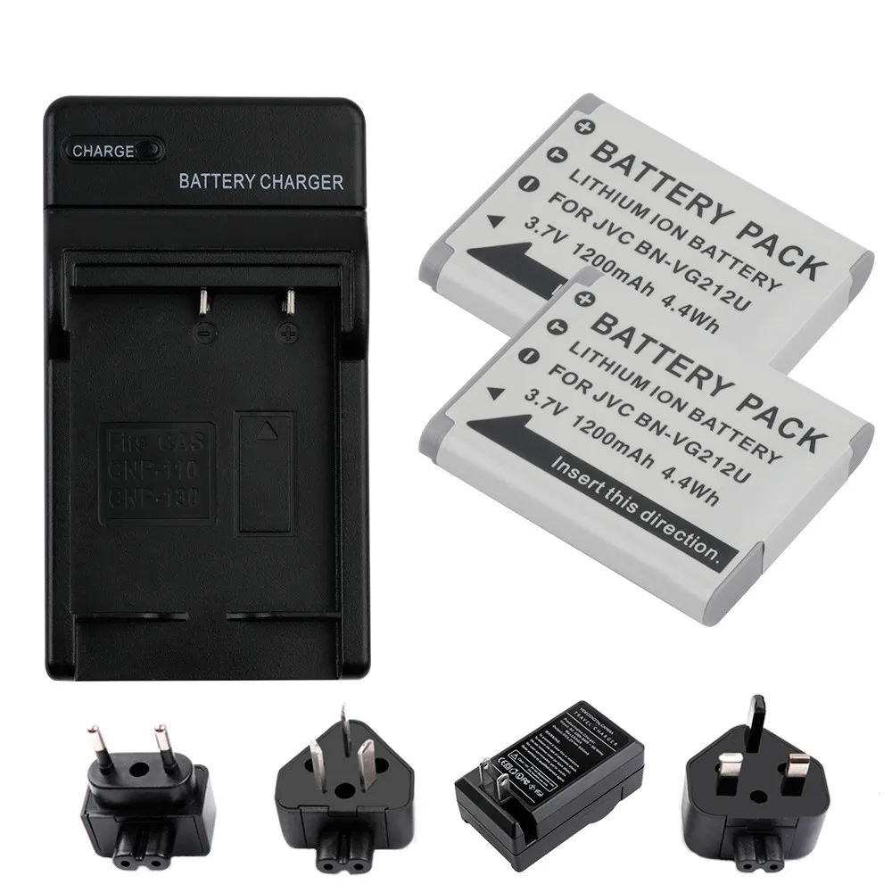 2XBN-VG212 BN-VG212U BN-VG212USM BNVG212 VG212 Battery+ Charger for JVC GZ-VX715, GZ-VX715L, GZ-VX810, GZ-VX810BEU, GZ-VX815
2XBN-VG212 BN-VG212U BN-VG212USM BNVG212 VG212 Battery+ Charger for JVC GZ-VX715, GZ-VX715L, GZ-VX810, GZ-VX810BEU, GZ-VX815